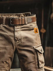 Men Vintage Cargo Shorts Men's Shorts