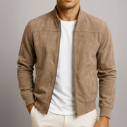 Men Suede Jacket Jacket