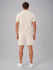 Men's Summer Co-Ord Set – Polo & Shorts Set