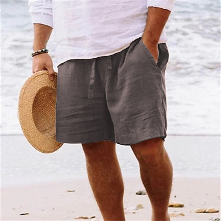 Men Relaxed Cotton Shorts Men's Shorts