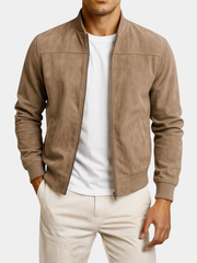 Men Suede Jacket Jacket